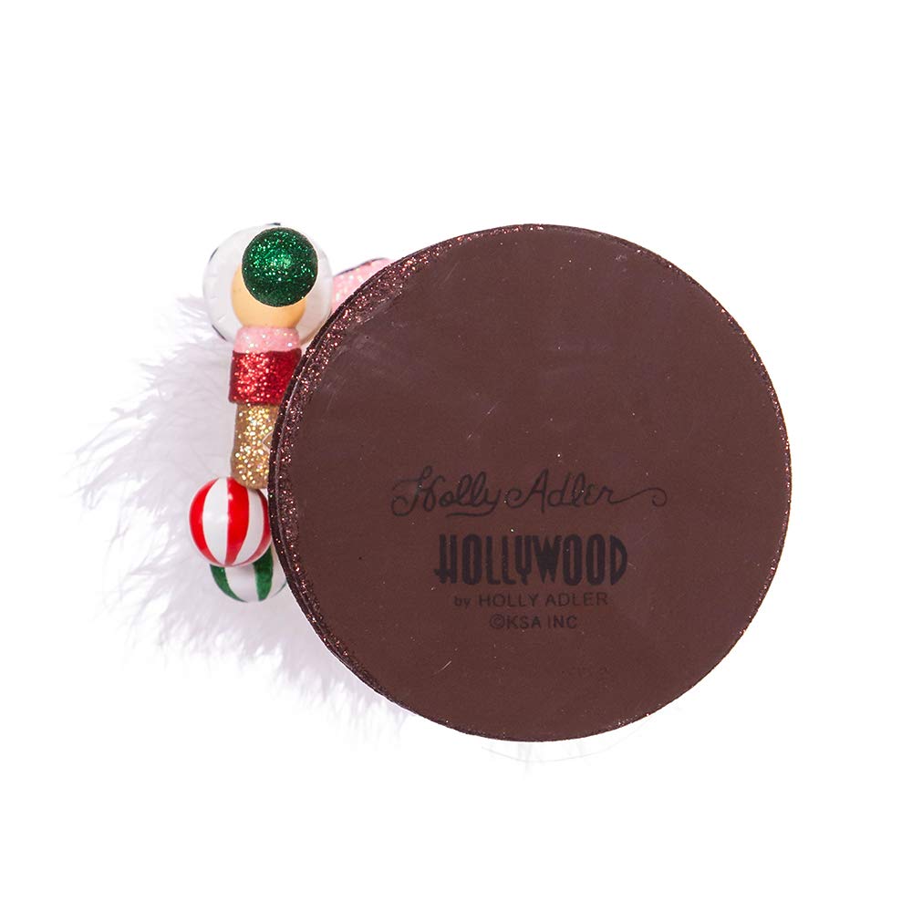 Kurt S. Adler 16.5-Inch Hollywood Gingerbread King Nutcracker, Multicolor