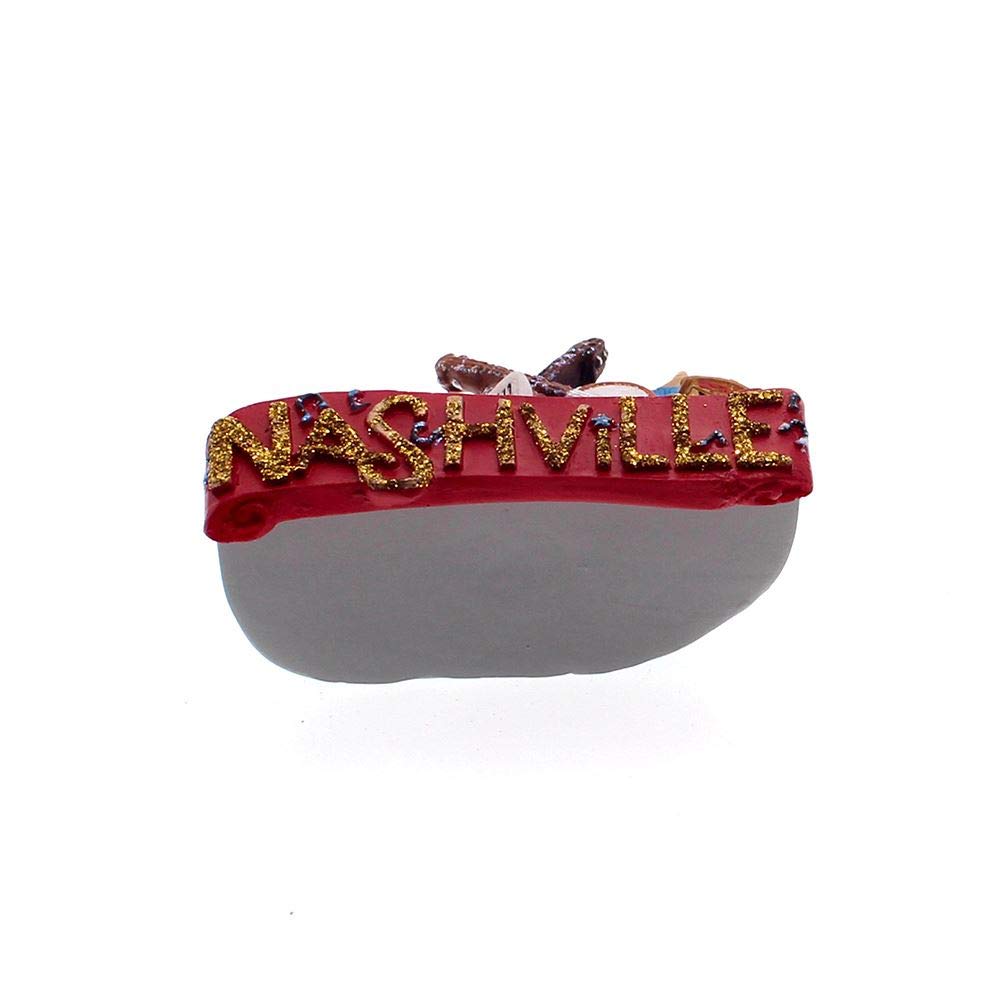 Kurt Adler A2018 Nashville Hanging Ornament, 2-inch High, Resin
