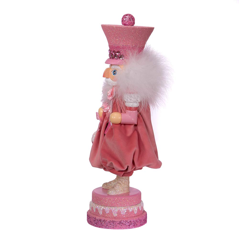 15-Inch Hollywood Pink Sweet Soldier Nutcracker