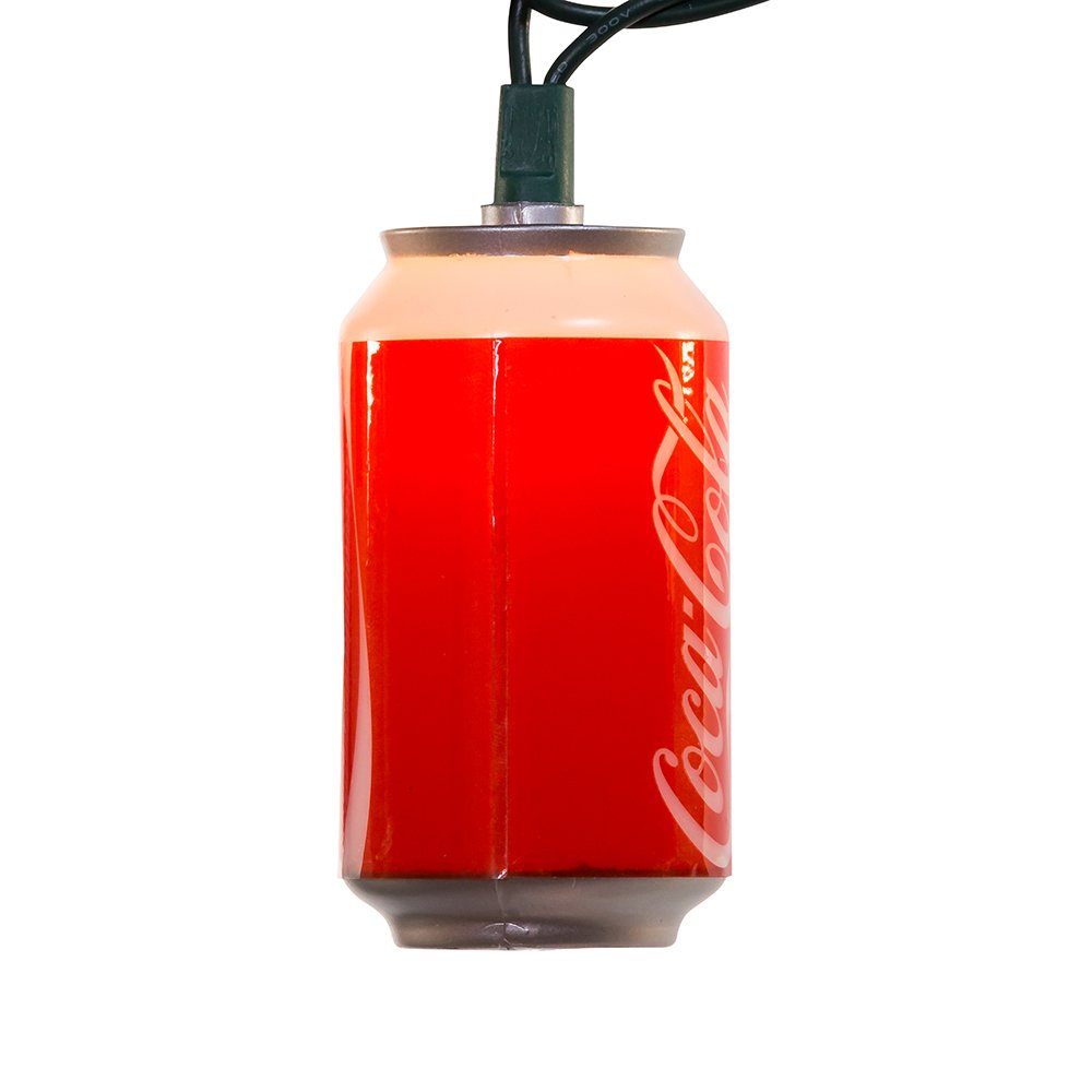 Kurt Adler CC0748 Coca-Cola Can Light Set, 10 Light