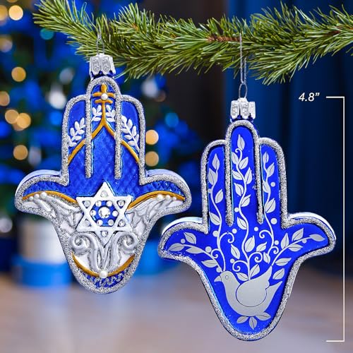 Kurt Adler NB1519 Ornament, Blue, Standard