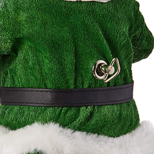 Kurt S. Adler 10.5-Inch Fabrich‚ Musical Irish Gift Box and Sign Santa, Multi