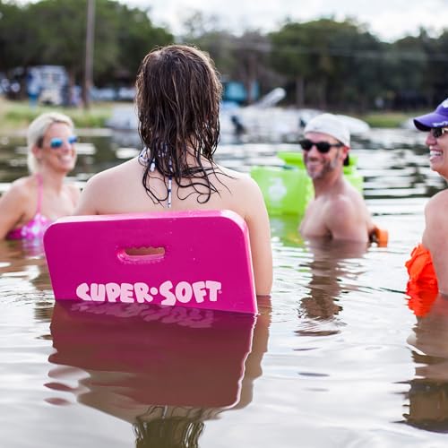 TRC Recreation Super Soft Foam Water Saddle Pool Float for Adults and Kids, Lounger for Swimming Pool, Lake, River, and Beach Essentials, Marina Blue