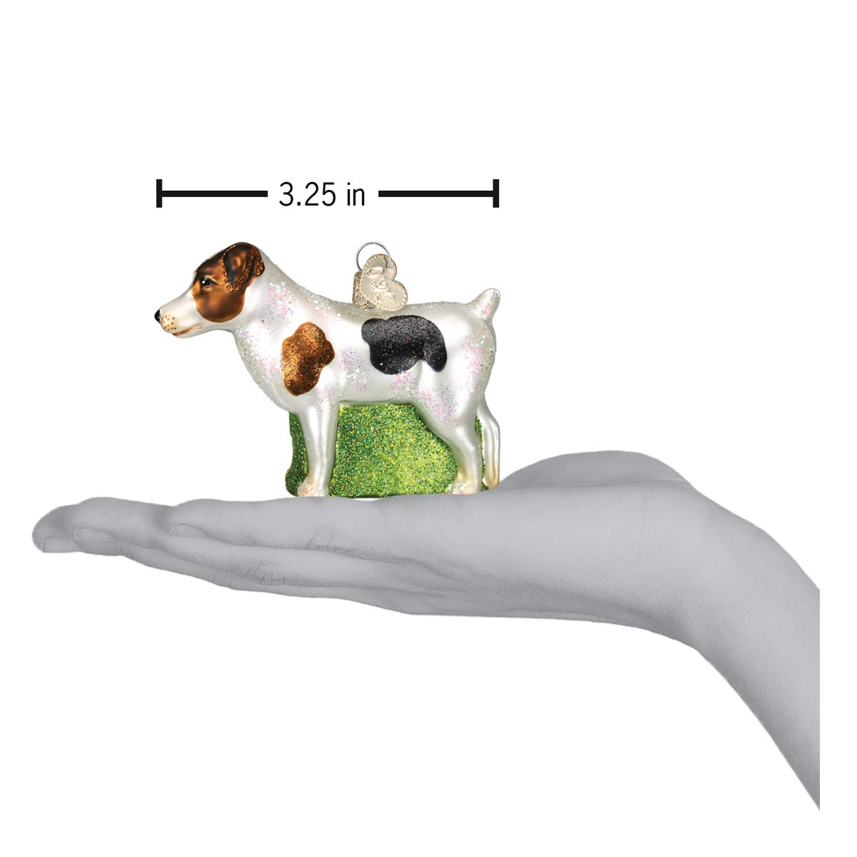 Old World Christmas German Shepherd Glass Blown Ornament for Christmas Tree, Handcrafted Holiday Decoration, Dog Collection