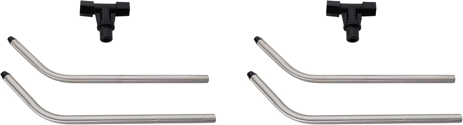 Poolzilla (2 Pack) Sprinkler Arms & Tee Replacement Assembly - Compatible with Nelson & Orbit Traveling Sprinkler Tractor - Aluminum Arms & Tee Repair Kit