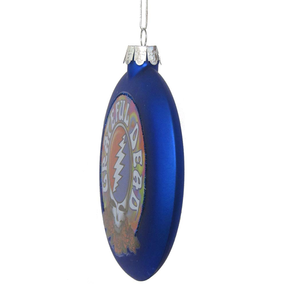 Kurt Adler GD4143 Grateful Dead Ornament, 100mm, Blue for Christmas