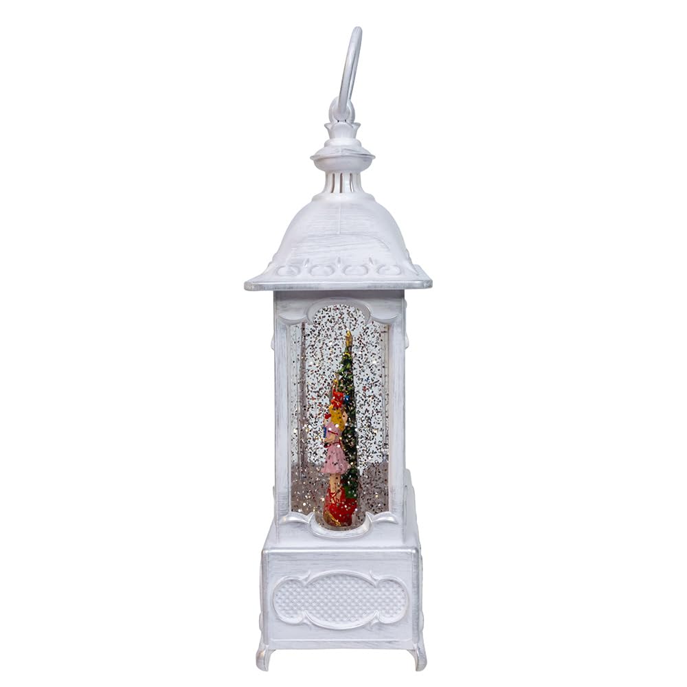 Kurt S. Adler 10.25 Inch Battery Operated USB LED Lighted Nutcracker Suite Water Lantern