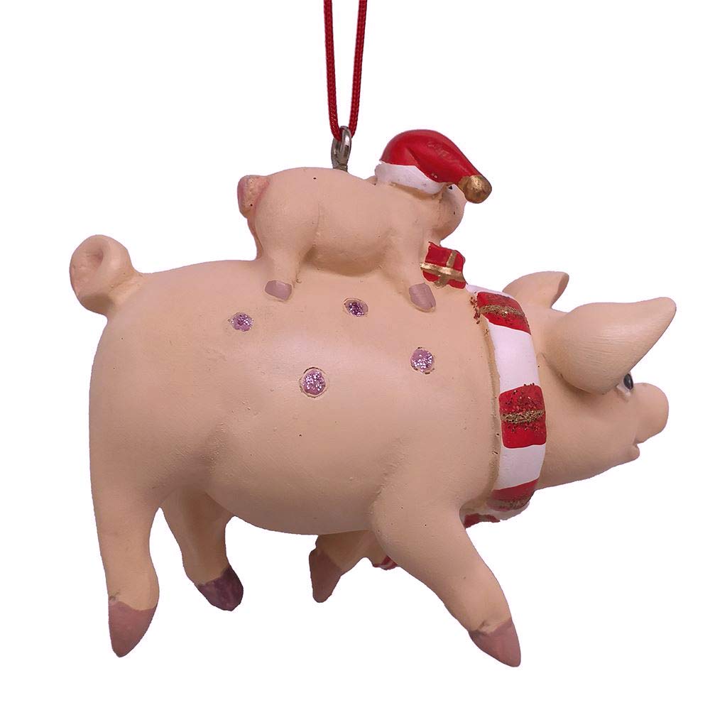 Kurt Adler Pig and Piglet Ornament