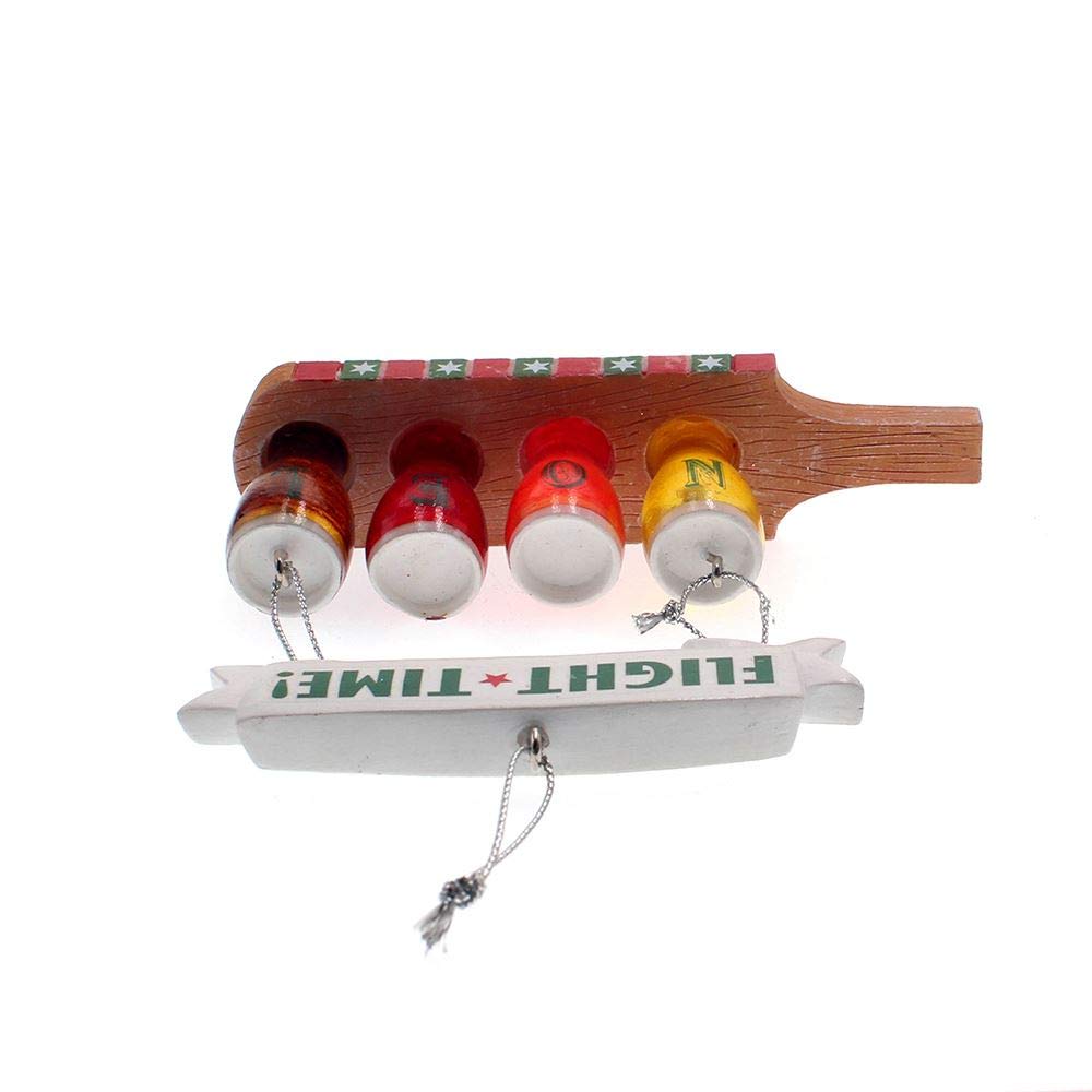 Flight Time Beer Glass Christmas Tree Ornament A2004
