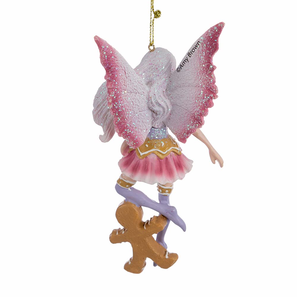 6-Inch Amy Brown Gingerbread Fairy Ornament