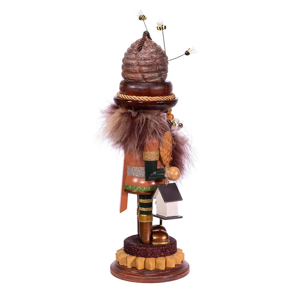 Kurt S. Adler 15-Inch Hollywood Bee Keeper Nutcracker, Multi