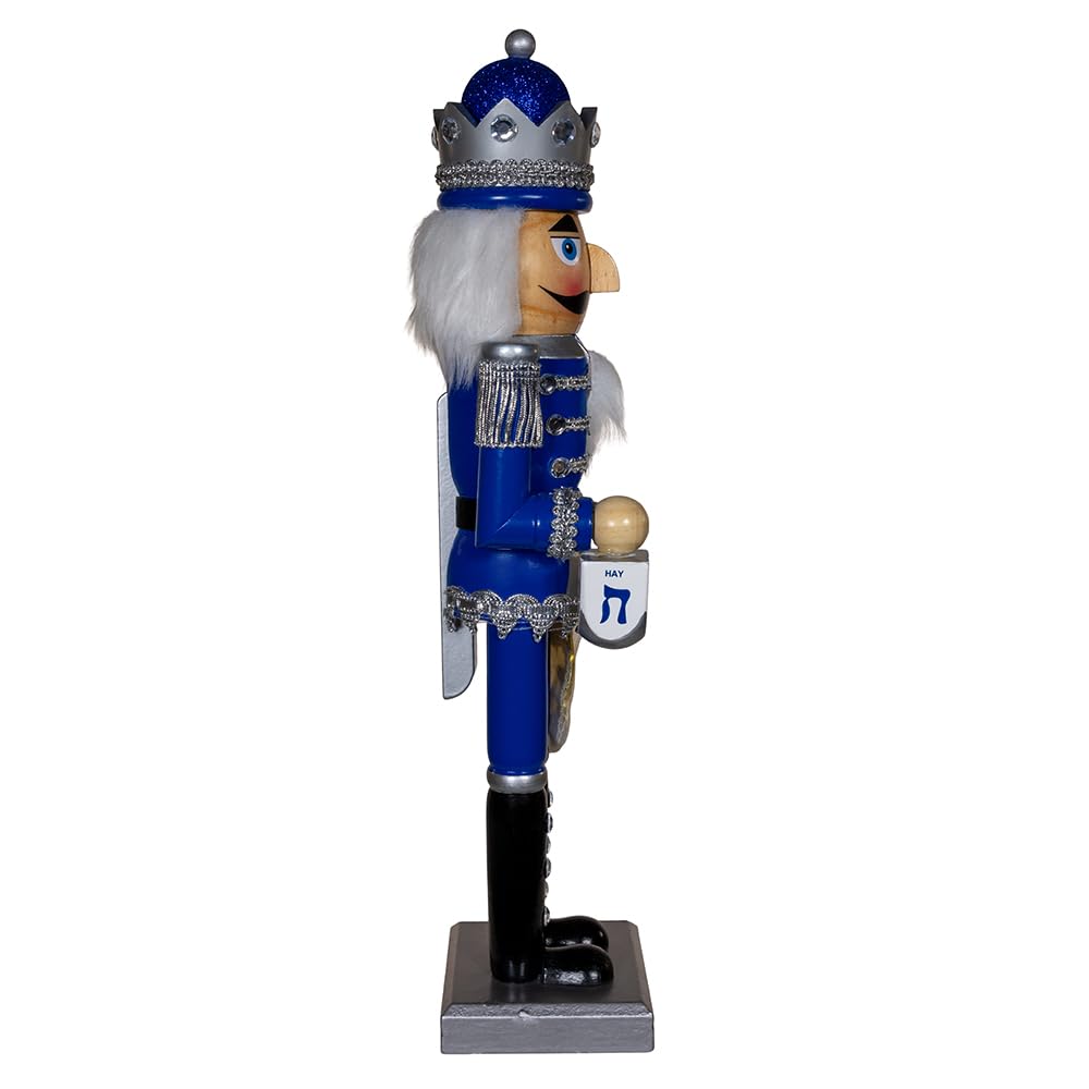 Kurt Adler 15-inch Hanukkah Nutcracker