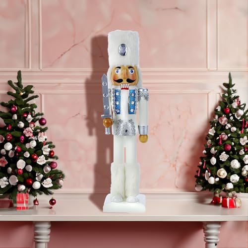 Kurt S. Adler Kurt Adler Russian, 15-Inch, White Nutcracker