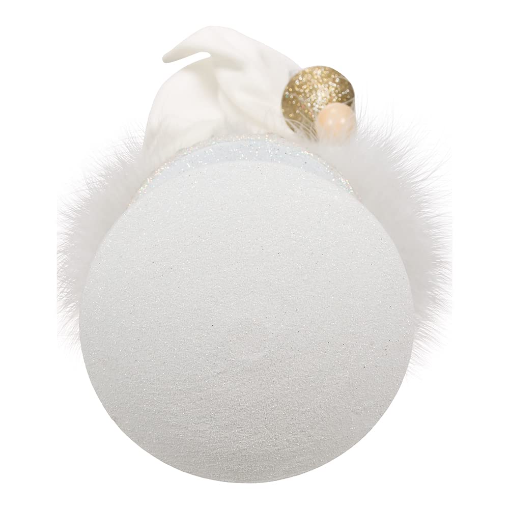 18-Inch Hollywood White Snowflake Soldier Battery-Operated LED Nutcracker