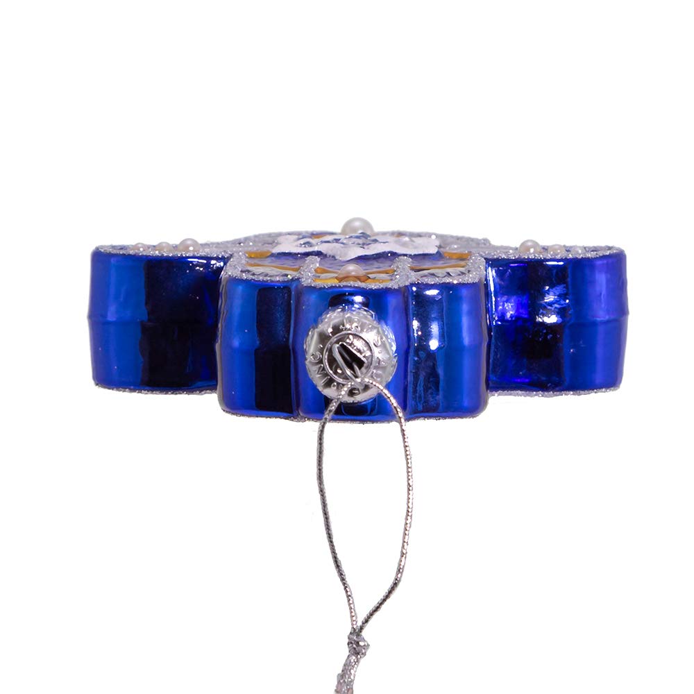 Kurt Adler NB1519 Ornament, Blue, Standard