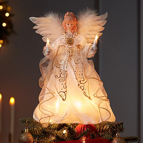 Kurt Adler UL2146 Illuminated Angel Treetop