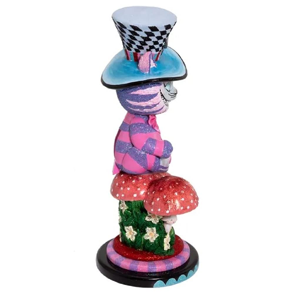 Kurt S. Adler HA0573 Hollywood Cheshire Cat Nutcracker, Multi-Colored