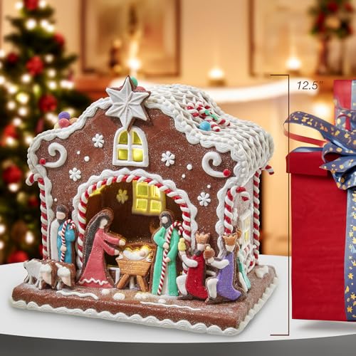 Kurt S. Adler N1036 Nativity Set, Multi-Colored 12.5in