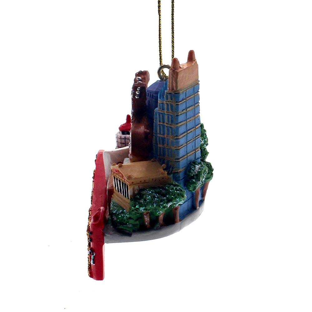 Kurt Adler A2018 Nashville Hanging Ornament, 2-inch High, Resin