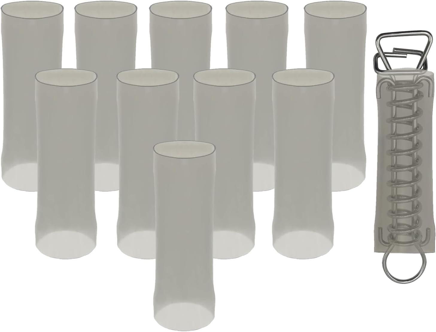 Poolzilla Protective PVC Sleeves for Pool Safety Cover Springs
