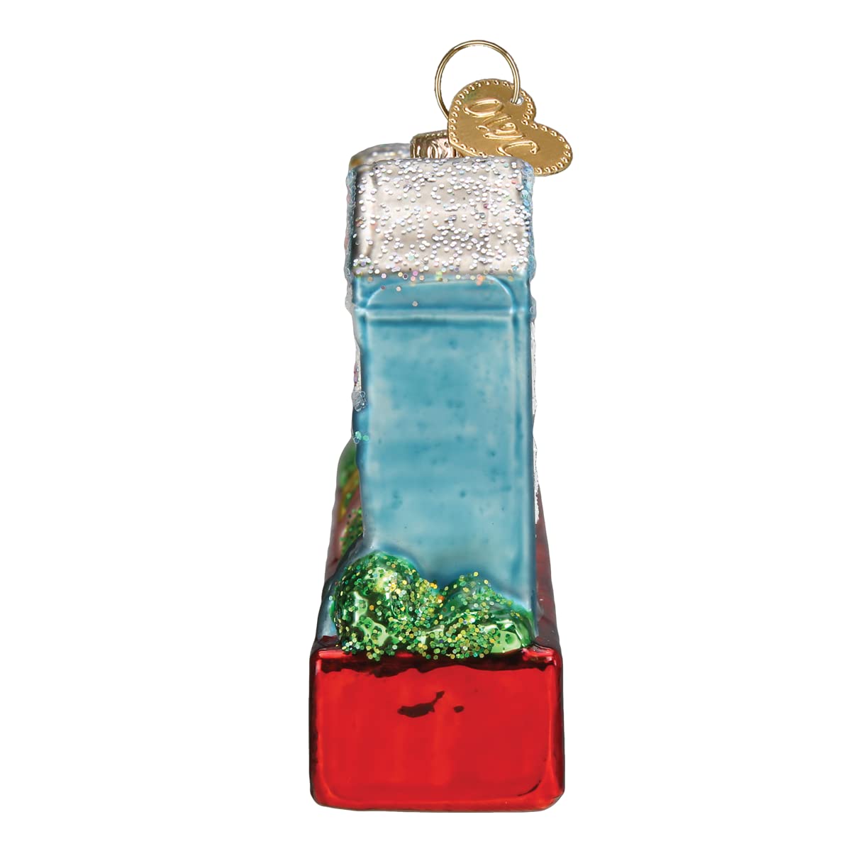 Old World Christmas San Francisco Painted Ladies Glass Blown Ornament for Christmas Tree