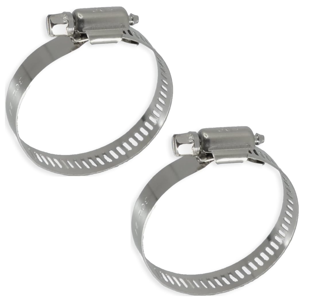 Poolzilla Stainless Steel Hose Clamp for 1 ¼'' to 2'' Pool Filter Connection Hoses