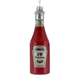 Glass Ketchup Christmas Ornament