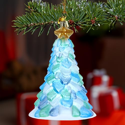 5-Inch Noble Gems™ Glass Sea Glass Christmas Tree Ornament