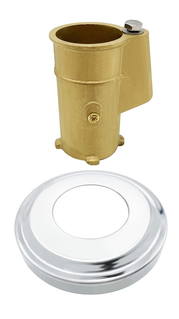 Poolzilla Hand Rail Anchor with Added Escutcheon