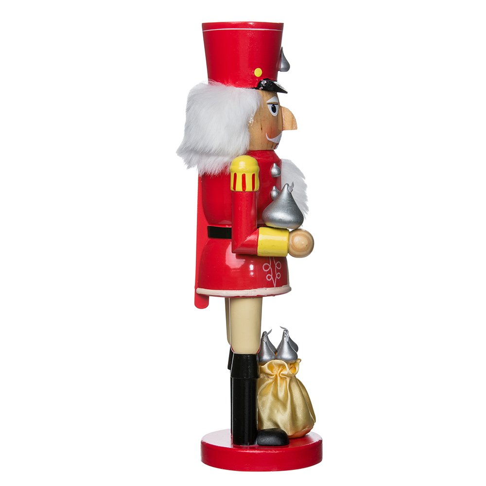 Kurt S. Adler Hershey Kisses Soldier Nutcracker, 14-Inch Red