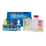 Poolmaster 22270 5-Way Swimming Pool or Spa Water Chemeistry Test Kit with Case, Premier Collection