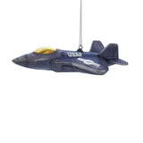 U.S. Air Force™ Fighter Plane Glass Christmas Ornament