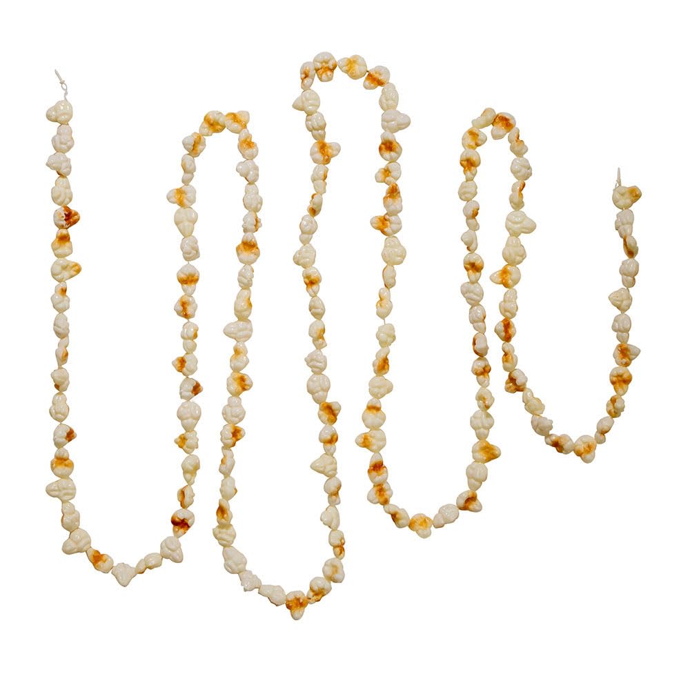 9-Foot Popcorn Garland,Yellow