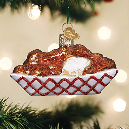 Old World Christmas Hot Wings with Dip Blown Glass 2020 Unique Christmas Ornaments for Christmas Tree Decorations