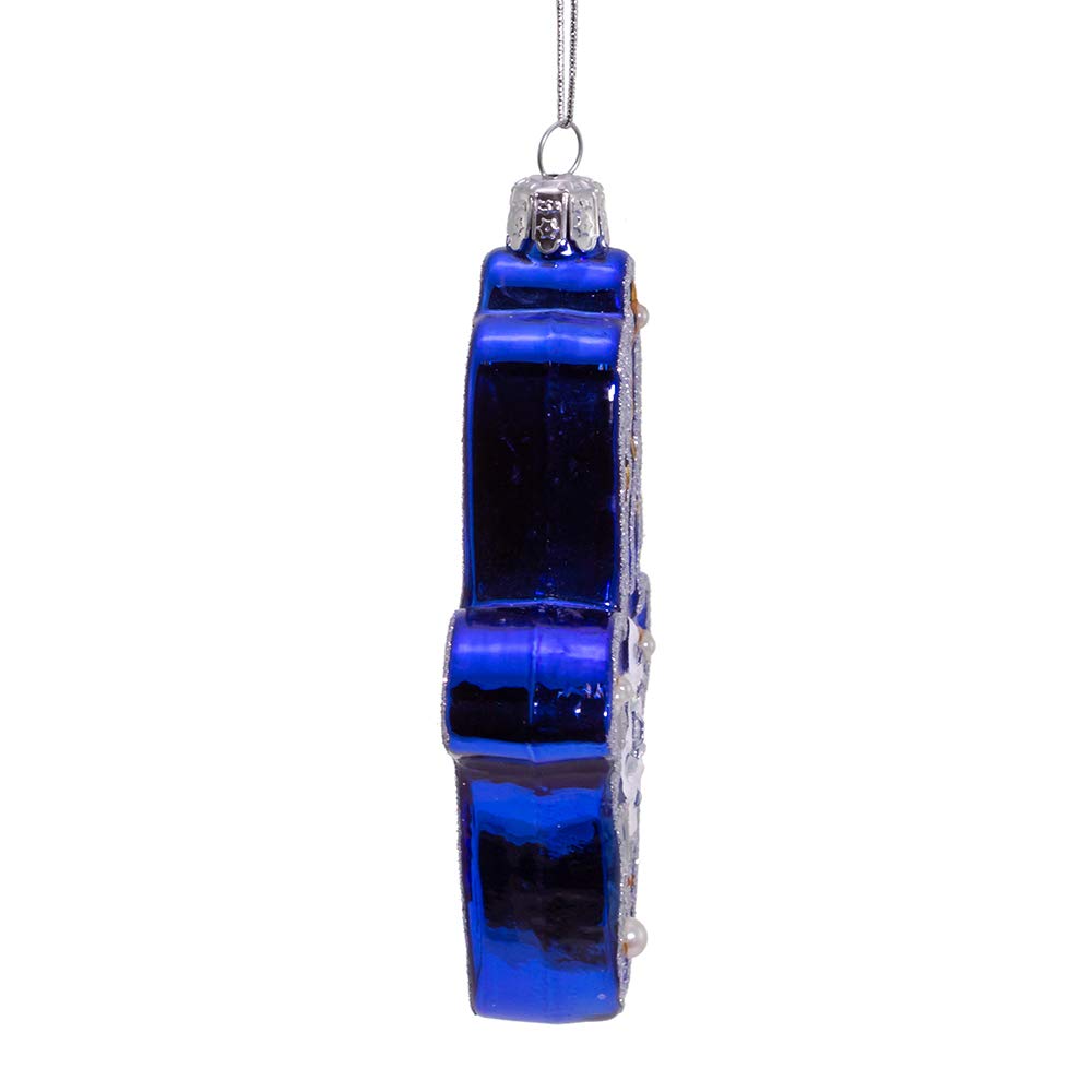 Kurt Adler NB1519 Ornament, Blue, Standard