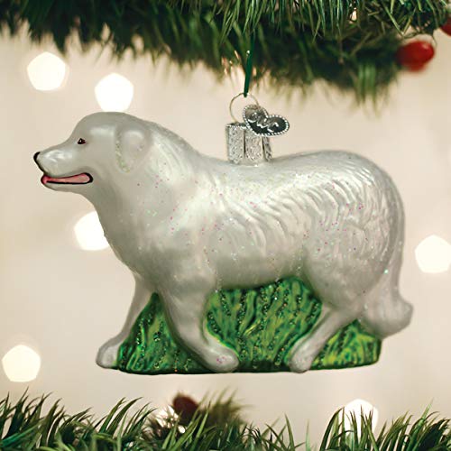 Old World Christmas Black Doodle Dog Glass Blown Ornament for Christmas Tree, Handcrafted Holiday Decoration, Pets Collection