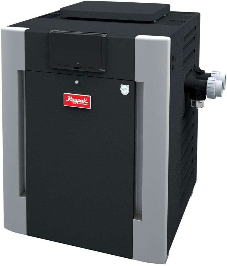 Raypak P-R206A-EN-X #51 Digital Natural Gas Heater, Cupro-Nickel Exchanger with ProTek Shield Module | 014938 | 180,000 BTU