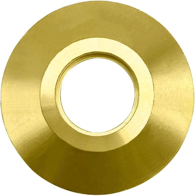 Poolzila Brass Flange Collar for Safety Cover Anchors, 9/16