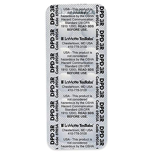 Lamotte Chlorine DPD #3R RAPID TesTabs Tablets, (Count of 1000 Tabs) | 6905A-M