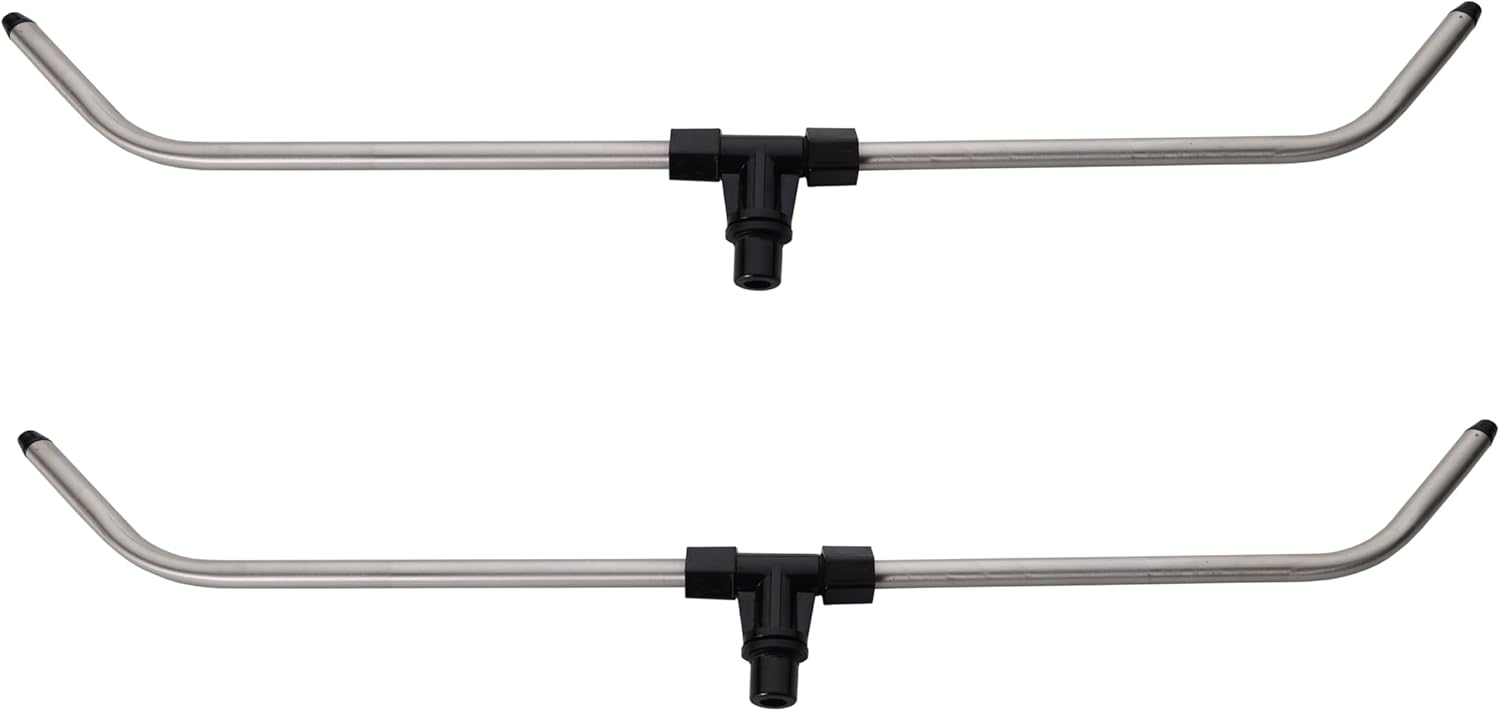 Poolzilla (2 Pack) Sprinkler Arms & Tee Replacement Assembly - Compatible with Nelson & Orbit Traveling Sprinkler Tractor - Aluminum Arms & Tee Repair Kit