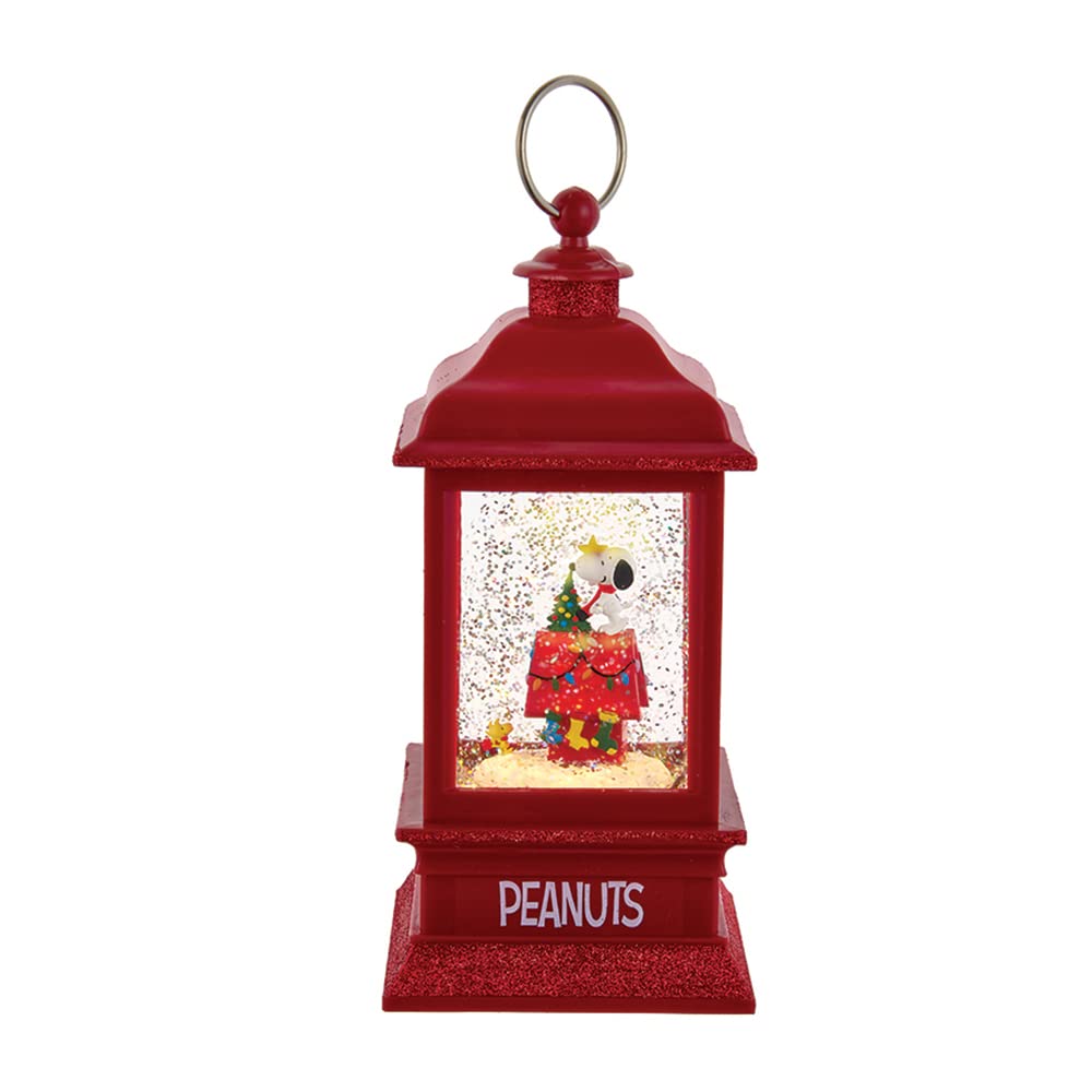 Peanuts 9-Inch Battery-Operated Lit Musical Water Lantern