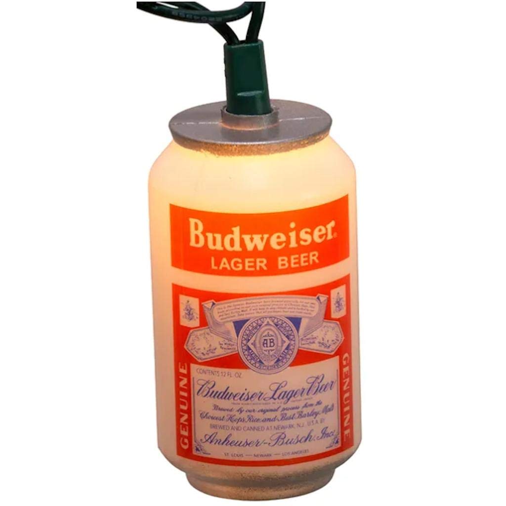 Budweiser Kurt Adler UL 10-Light Vintage Can Light Set
