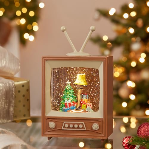 A Christmas Story 8.5-inch Battery-Operated LED Musical Television Table Piece