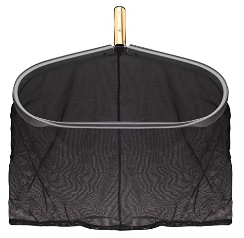 Ocean Blue Water Products Professional Heavy Duty Spiral Wound Deep Bag Leaf Rake, Assorted color