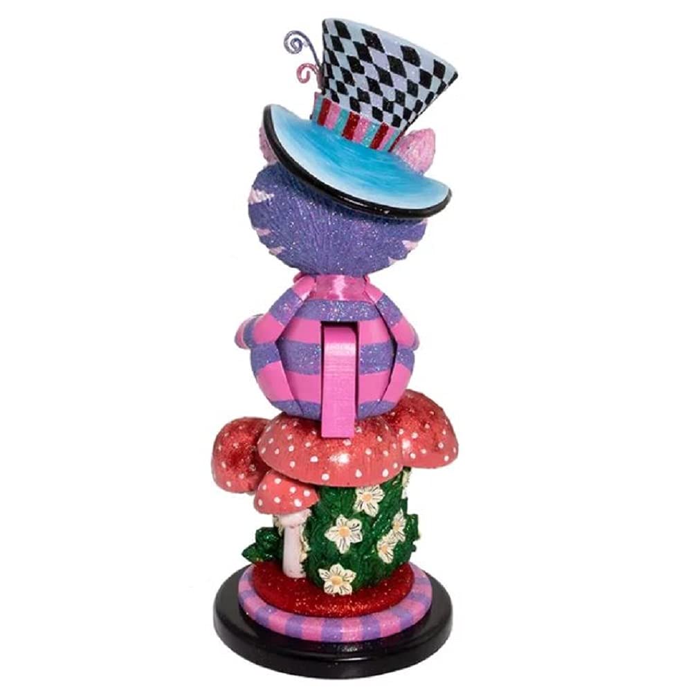 Kurt S. Adler HA0573 Hollywood Cheshire Cat Nutcracker, Multi-Colored