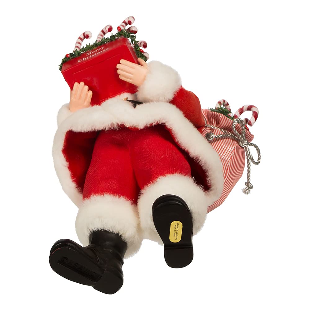10.5-Inch Fabriché Santa with Candy Cane Tray