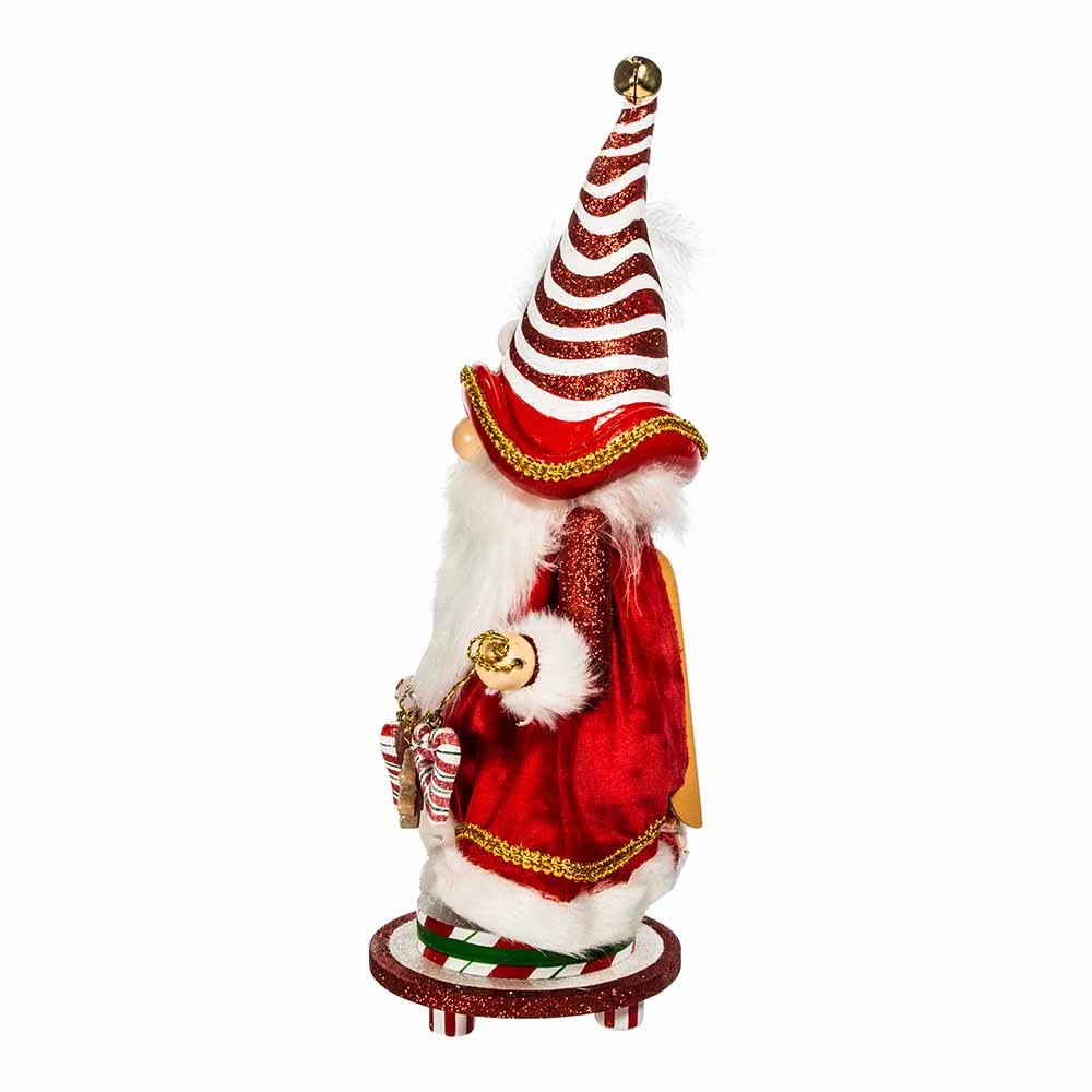 Kurt S. Adler Jolly Jingles Gnome Nutcracker, 15-Inch, Multicolored
