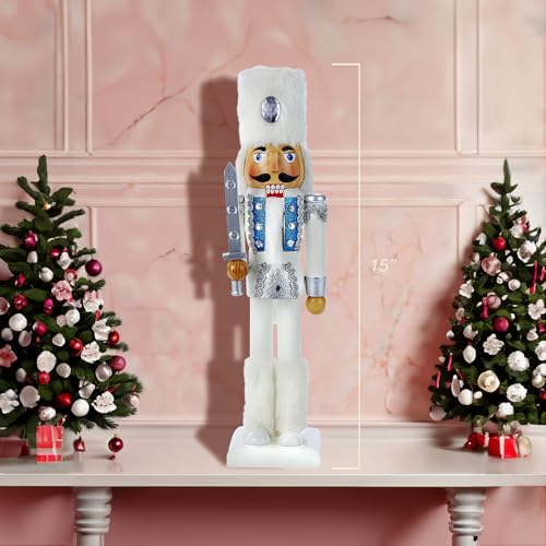 Kurt S. Adler Kurt Adler Russian, 15-Inch, White Nutcracker