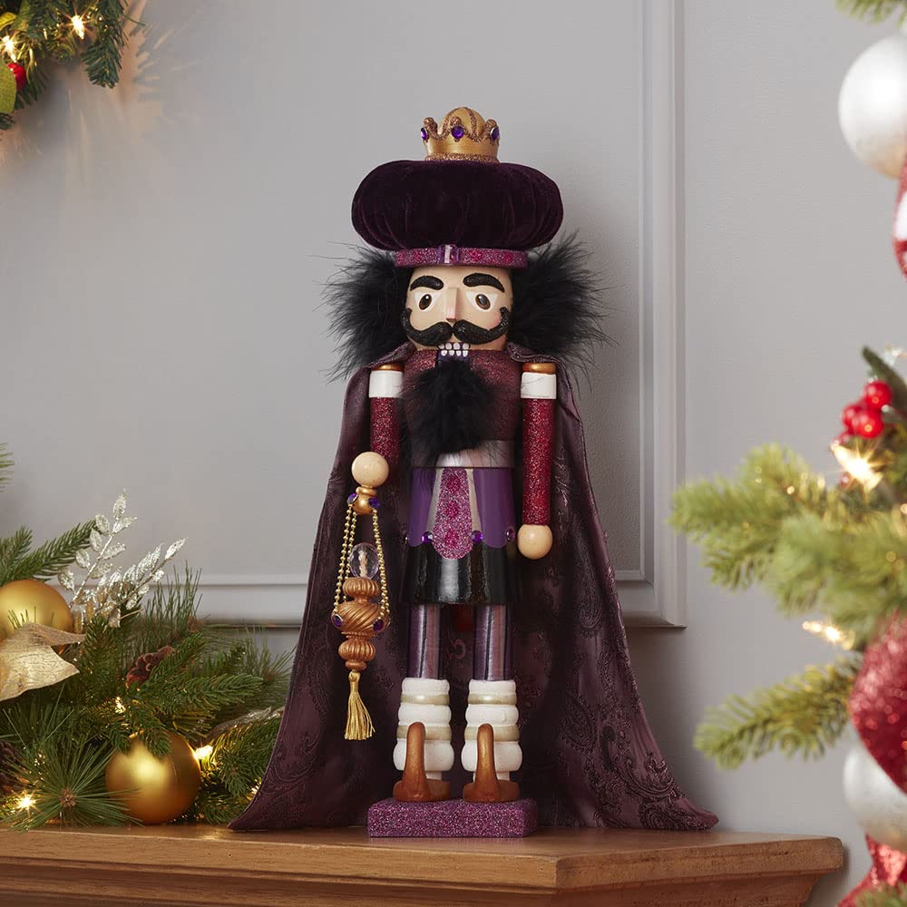 Kurt S. Adler Kurt Adler Hollywood King, 18-Inch, Purple Nutcracker