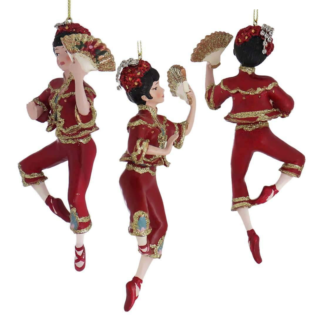 Kurt Adler Resin International Dancer Ornament Set Of 4